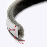 Self Adhesive Dustproof Aluminum Window Door Tape Draught Excluder Brush Seal Strip Weather Stripping